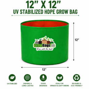 12″ X 12″ HDPE Round Grow Bag