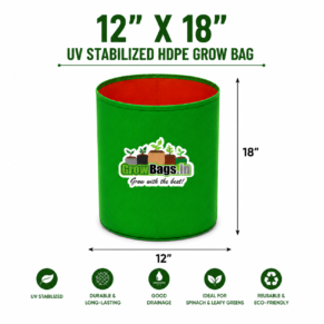 12″ X 18″ HDPE Round Grow Bag