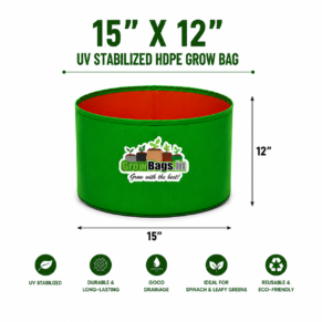 15″ X 12″ HDPE Round Grow Bag
