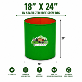 18″ X 24″ HDPE Round Grow Bag