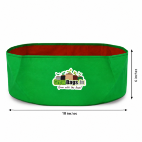 18″ X 6″ HDPE 200 GSM Spinach Grow Bag