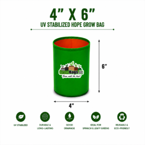 4 x 6 HDPE Round Grow Bag