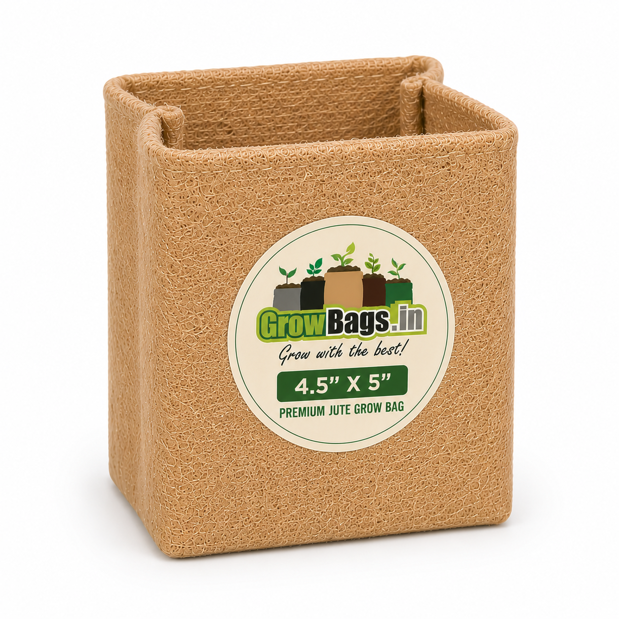 4.5" x 5" Premium Jute Grow Bag