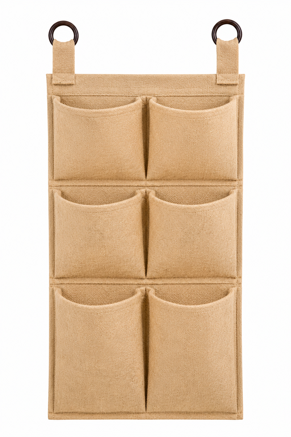 6 Pockets Premium Jute Planting Bag