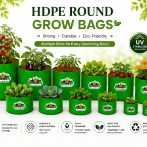 HDPE Round Grow Bags - UV Stabilized