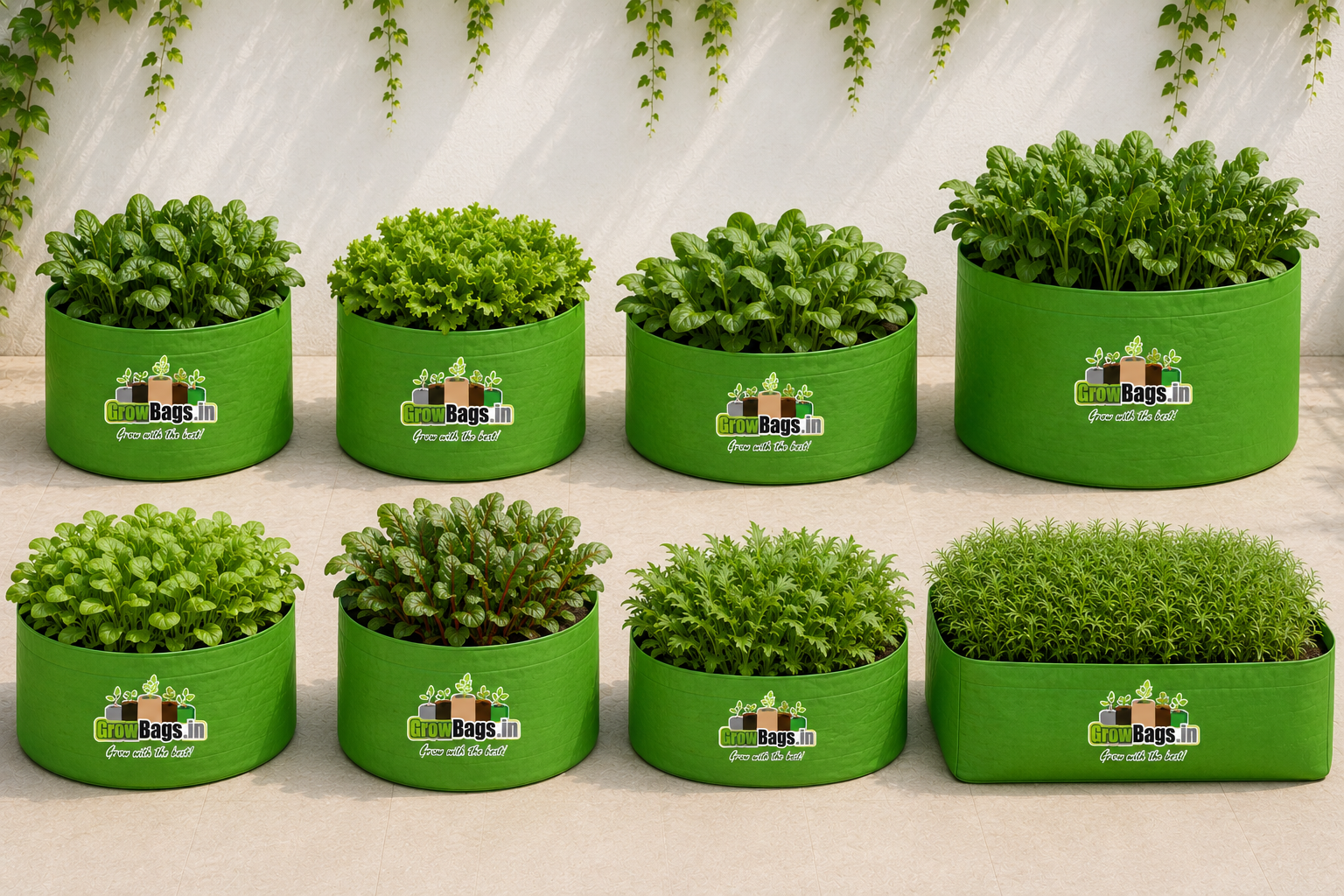 HDPE Spinach Grow Bags